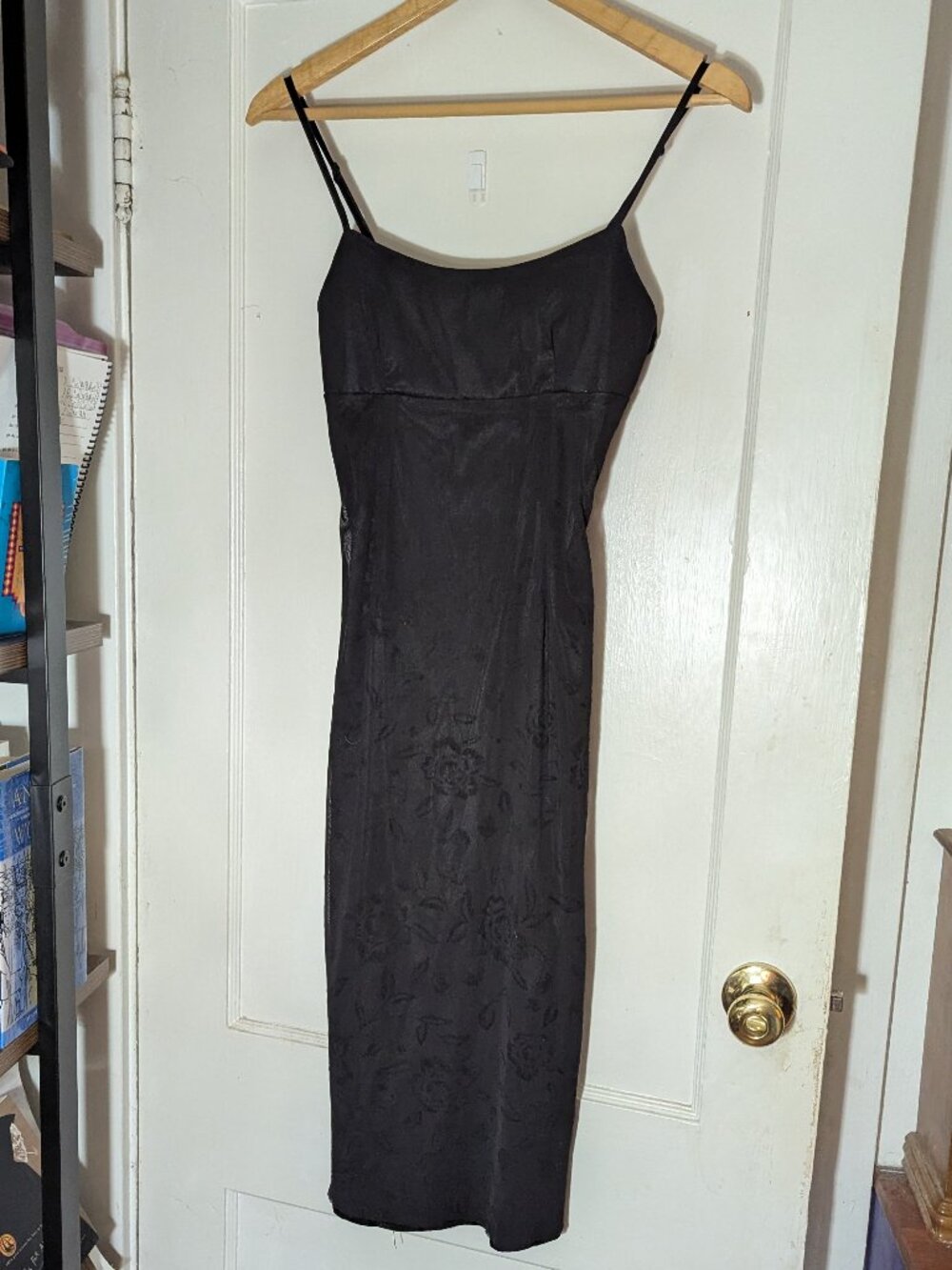 Tunnel vision floral slip dress - small